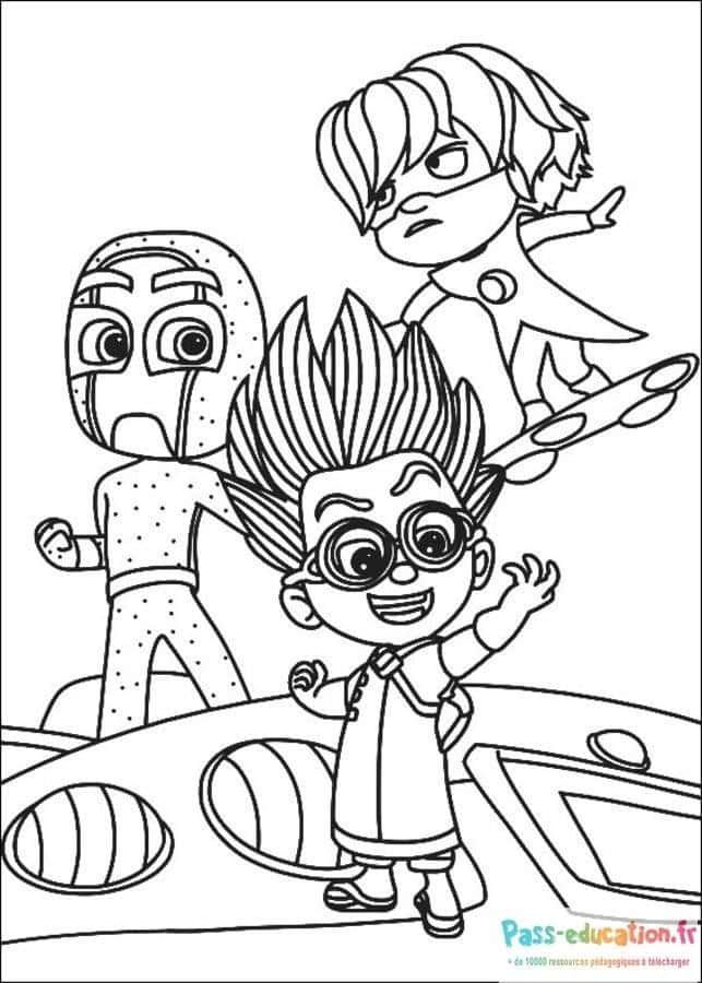 Coloriage Pyjamasques à imprimer et colorier