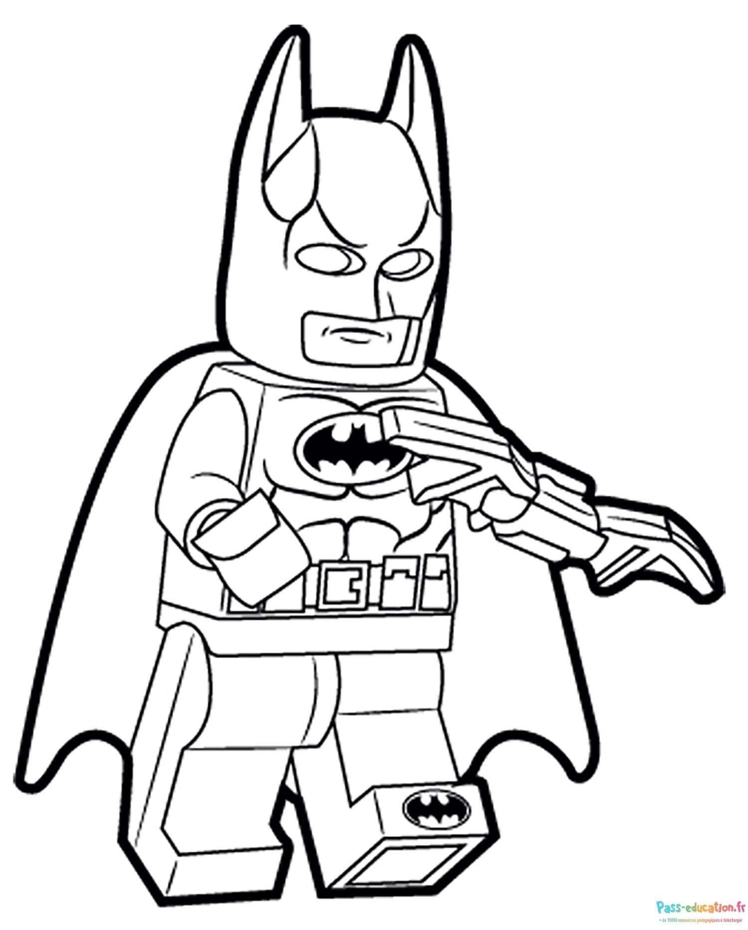 Coloriage Lego Batman à imprimer et colorier
