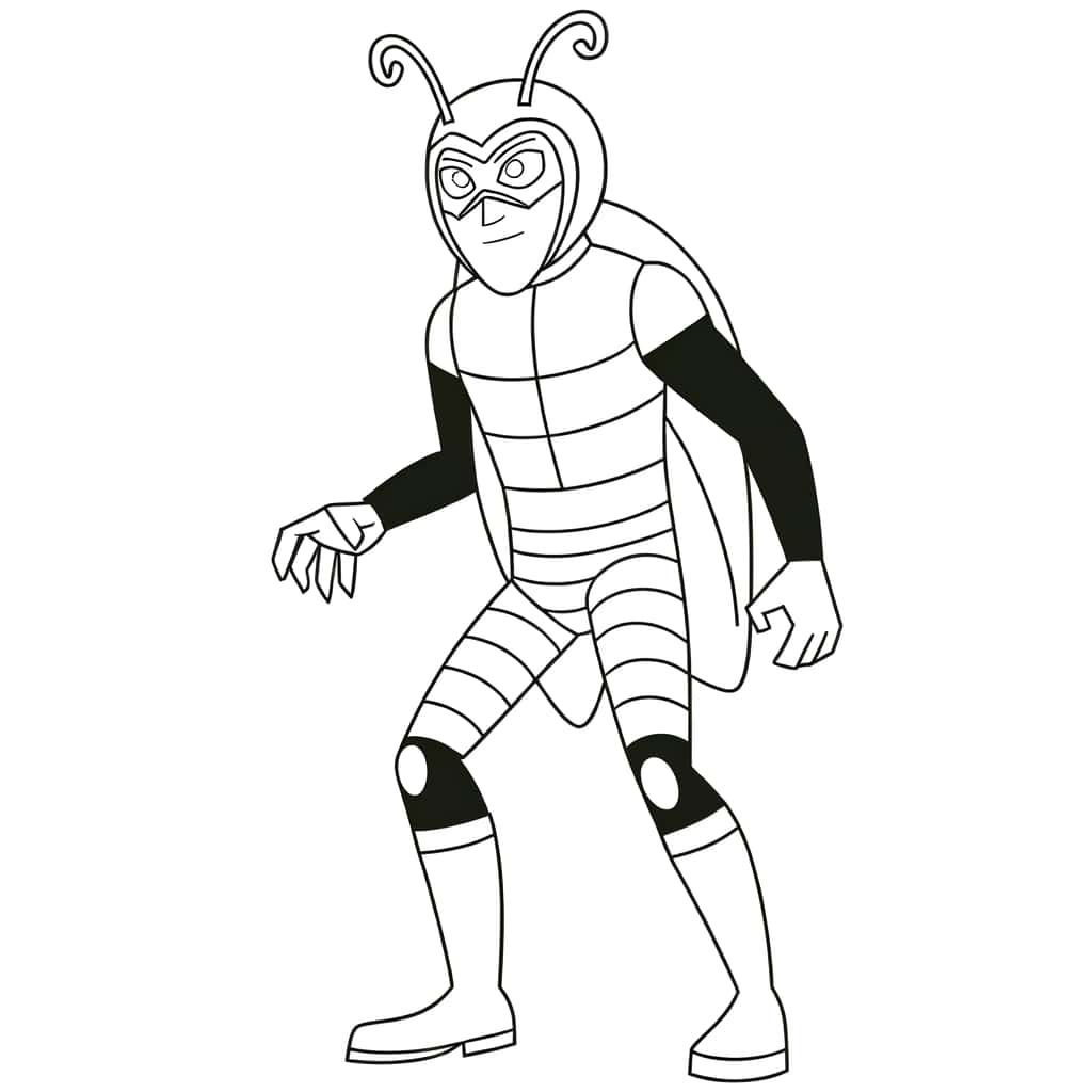 Coloriage Ant Man à imprimer et colorier