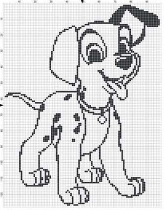 Coloriage Chiot Dalmatien à imprimer et colorier