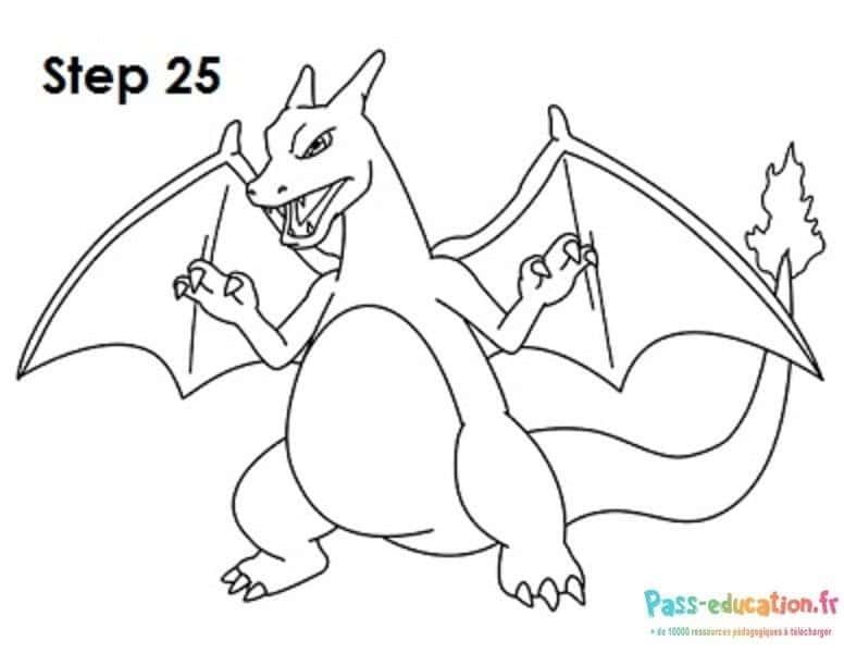 Coloriage Dessin dragon fantastique à imprimer et colorier