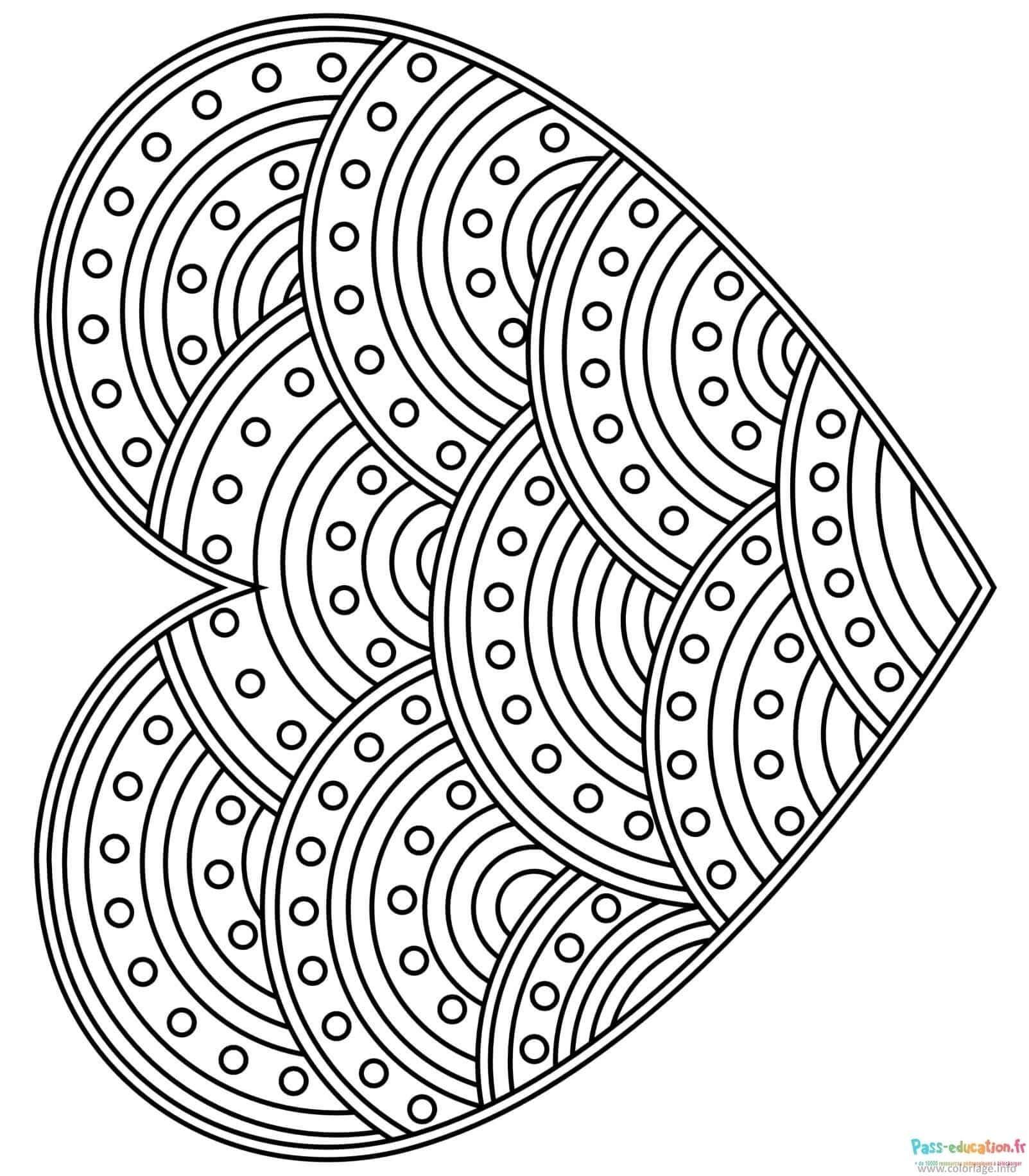 Coloriage Arcs-en-ciel entrelacés à imprimer et colorier