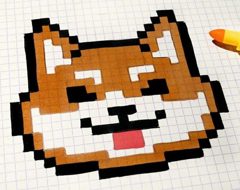 Coloriage Chiot souriant à imprimer et colorier