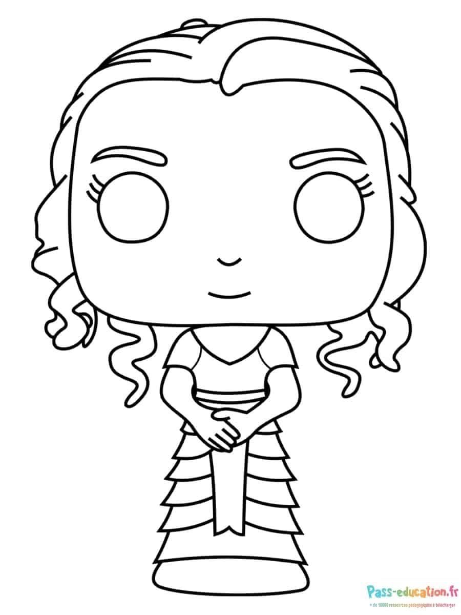 Coloriage Hermione Granger à imprimer et colorier