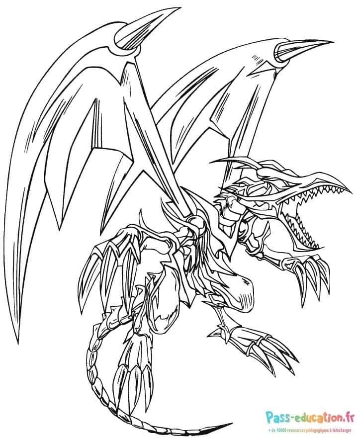 Coloriage Dragon mécanique à imprimer et colorier