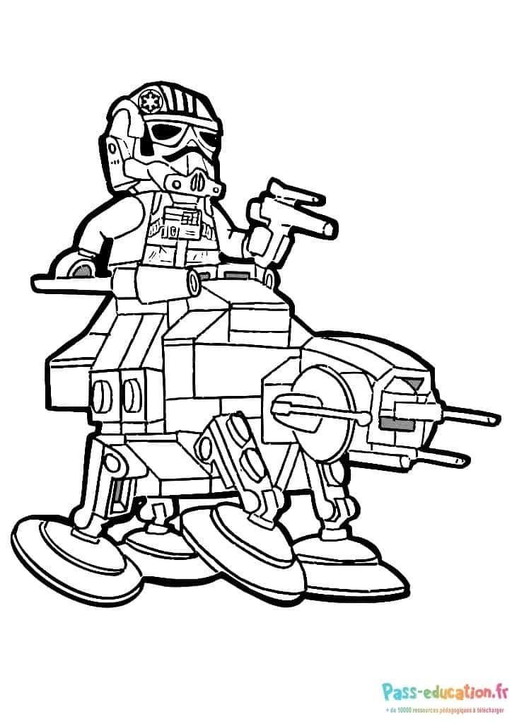 Coloriage Lego Star Wars à imprimer et colorier