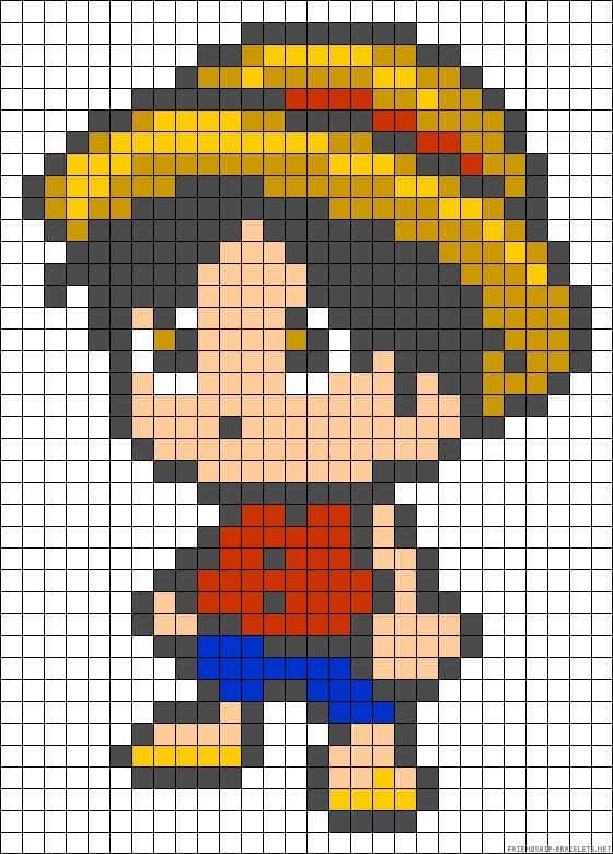 Coloriage One Piece personnage à imprimer et colorier