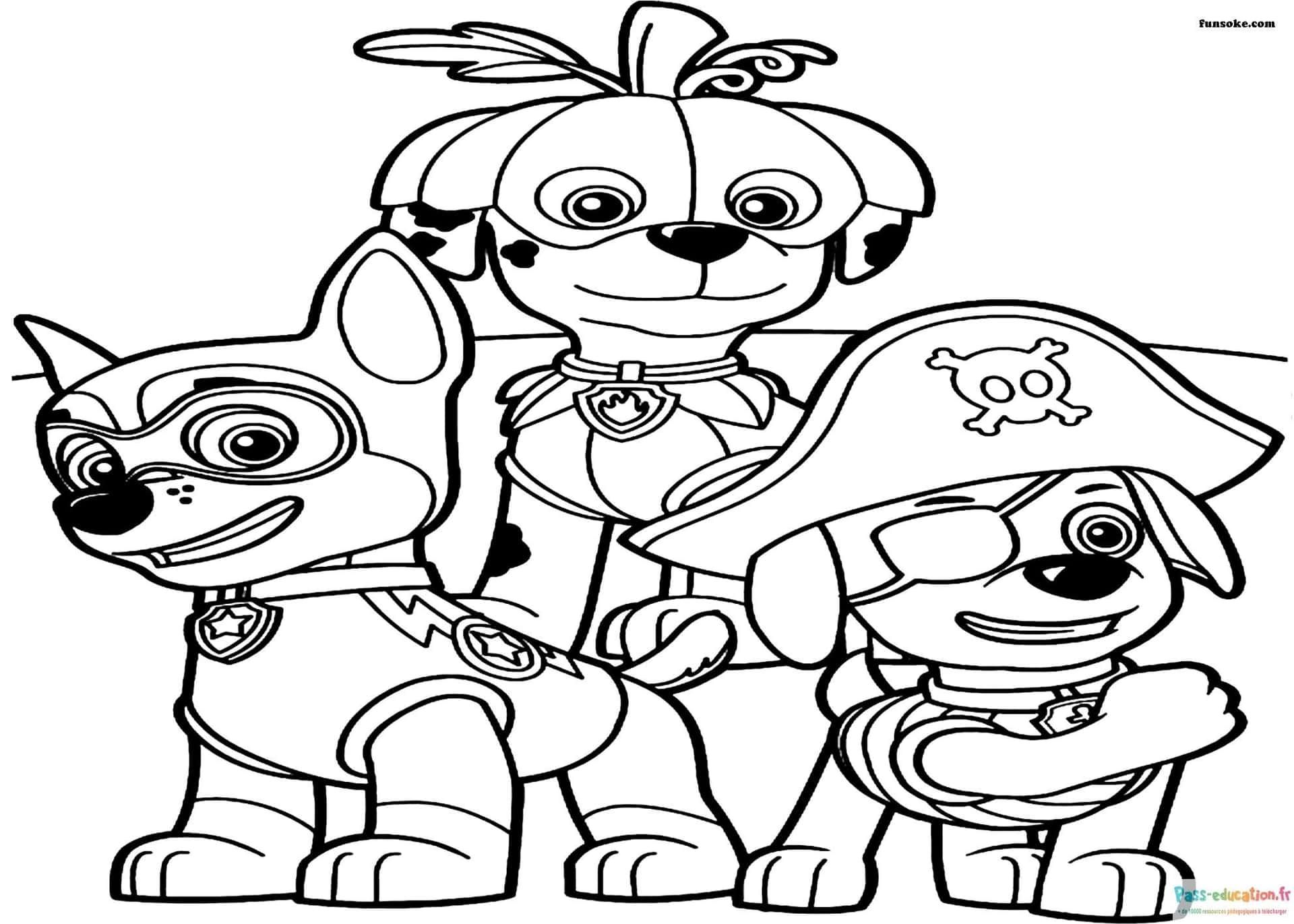Coloriage Super Patrouille à imprimer et colorier
