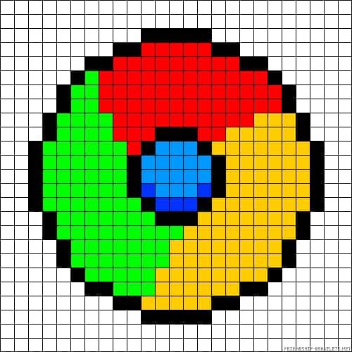 Coloriage Logo navigateur Web à imprimer et colorier