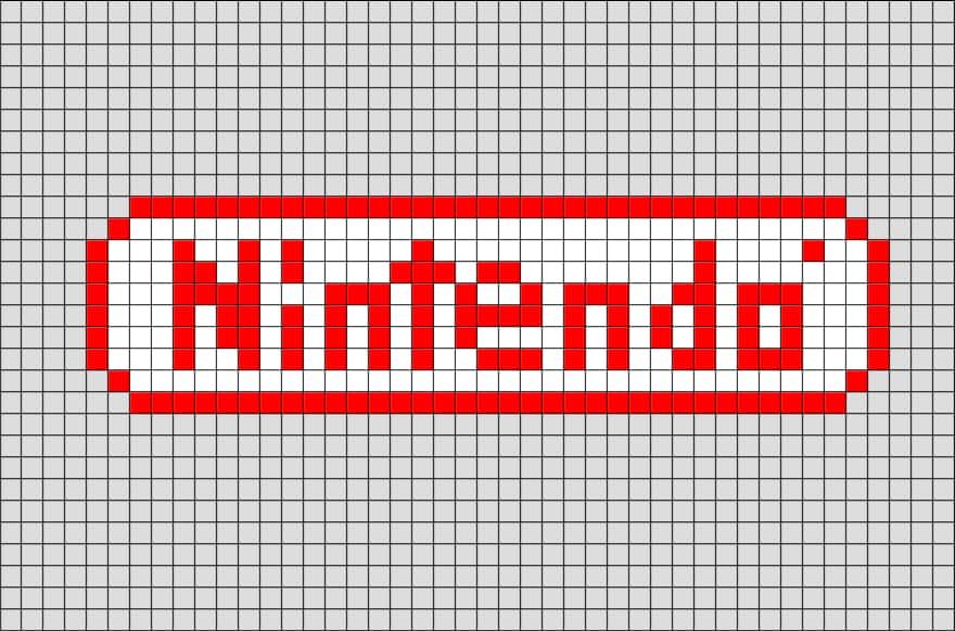 Coloriage Logo Nintendo à imprimer et colorier