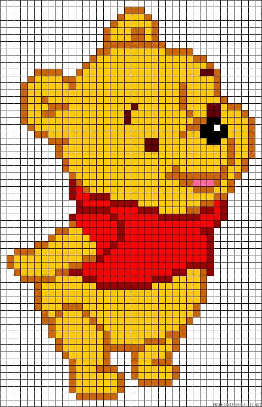 Coloriage Ours jaune à imprimer et colorier