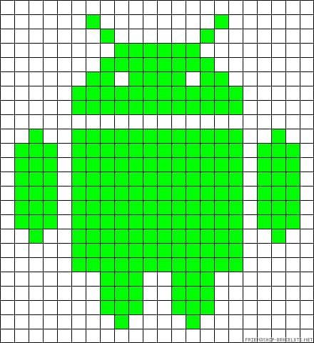 Coloriage Logo Android à imprimer et colorier