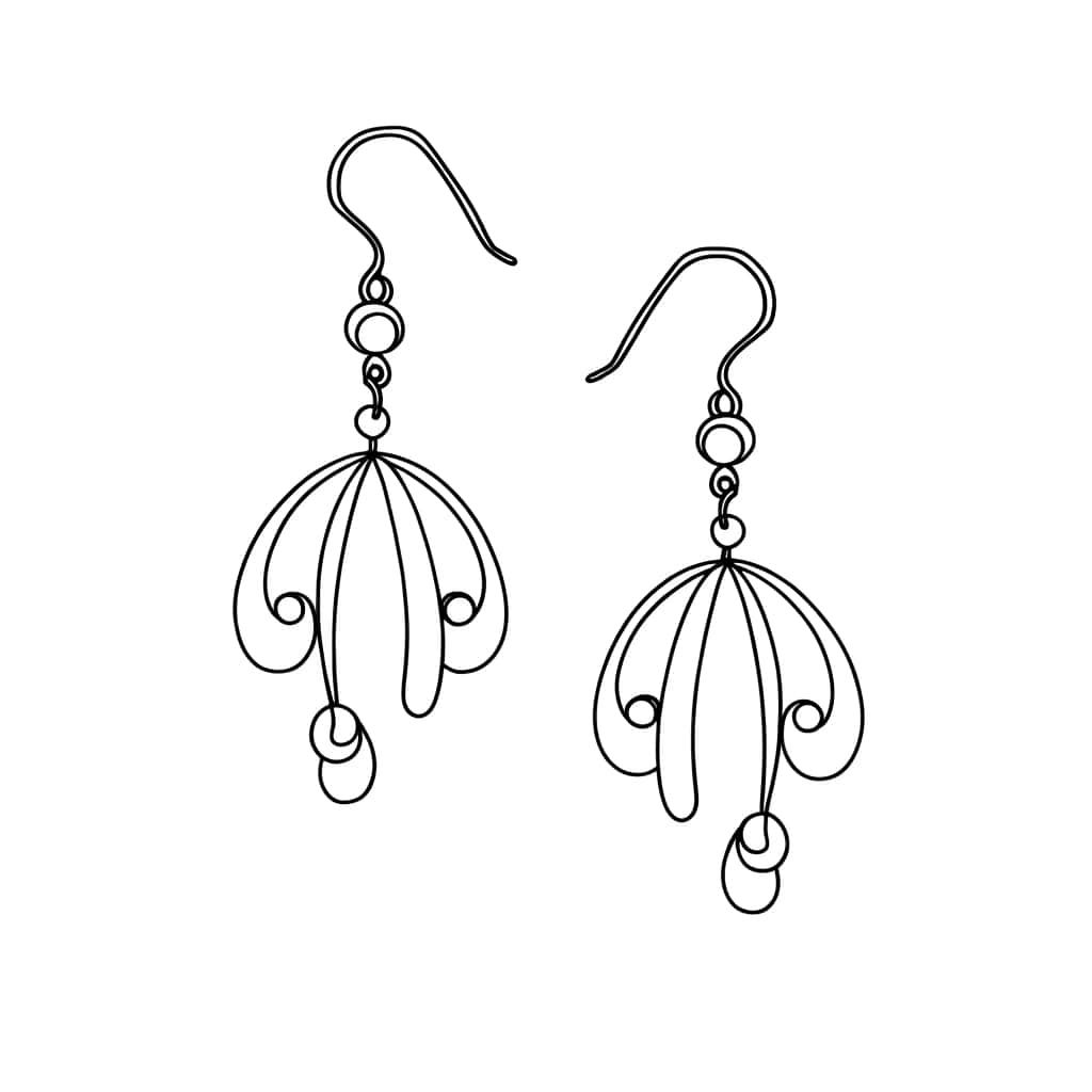 Coloriage Boucles d'oreilles à imprimer et colorier