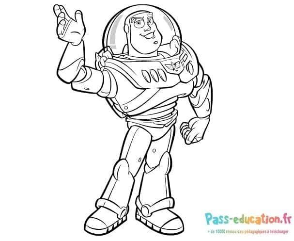 Coloriage Astronaute Toy Story à imprimer et colorier