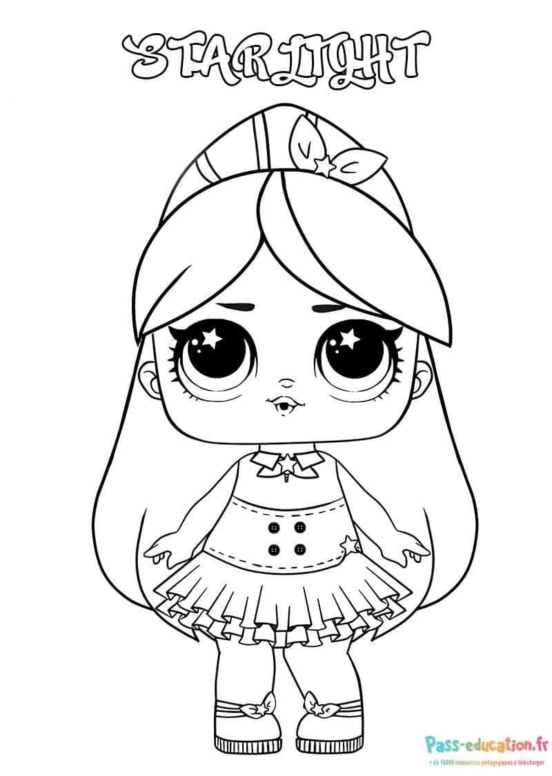 Coloriage Poupée Starlight à imprimer et colorier