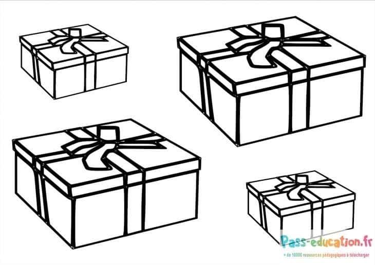 Coloriage Cadeaux à décorer à imprimer et colorier