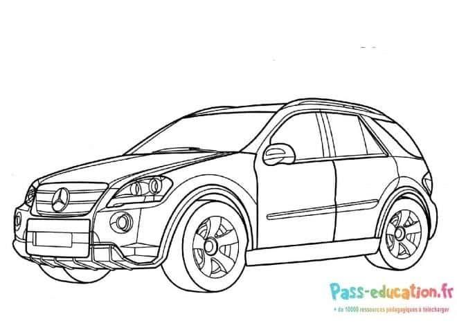 Coloriage 4X4 robuste à imprimer et colorier