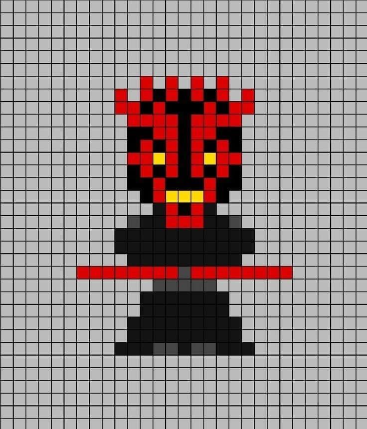 Coloriage Darth Maul à imprimer et colorier