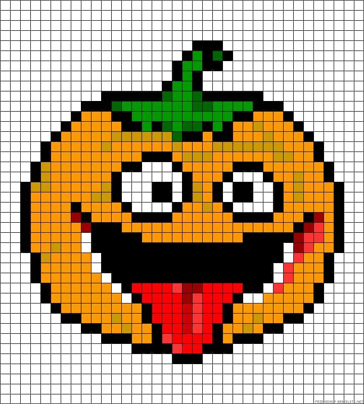 Coloriage Citrouille rigolote à imprimer et colorier