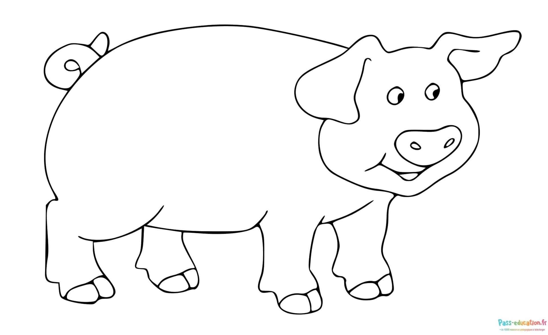 Coloriage Souris rigolote à imprimer et colorier