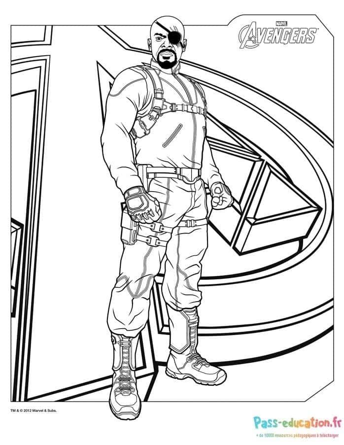 Coloriage Avengers à imprimer et colorier