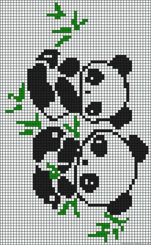 Coloriage Panda grignotant à imprimer et colorier