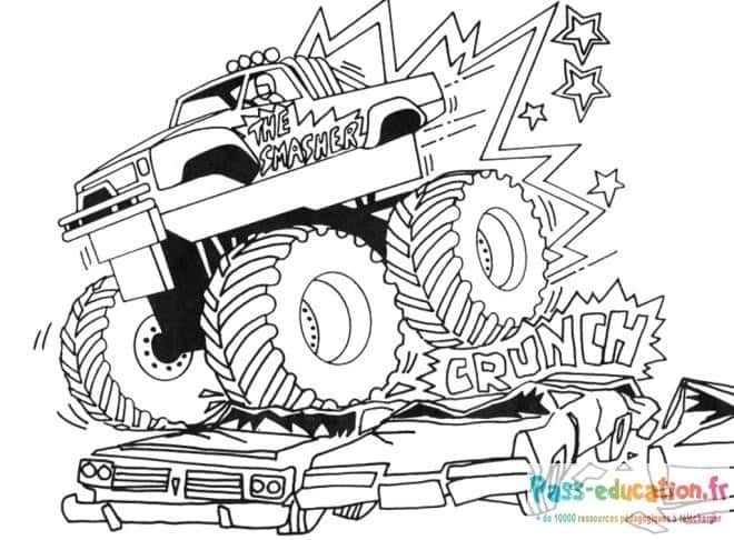 Coloriage Le Smasher à imprimer et colorier