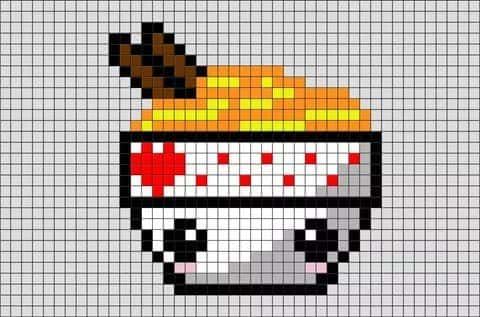 Coloriage Sushi souriant à imprimer et colorier