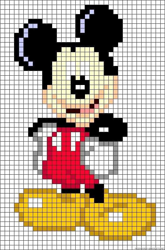 Coloriage Souris célèbre à imprimer et colorier