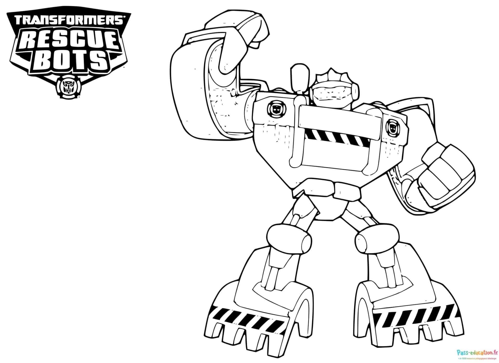 Coloriage Robot griffes à imprimer et colorier