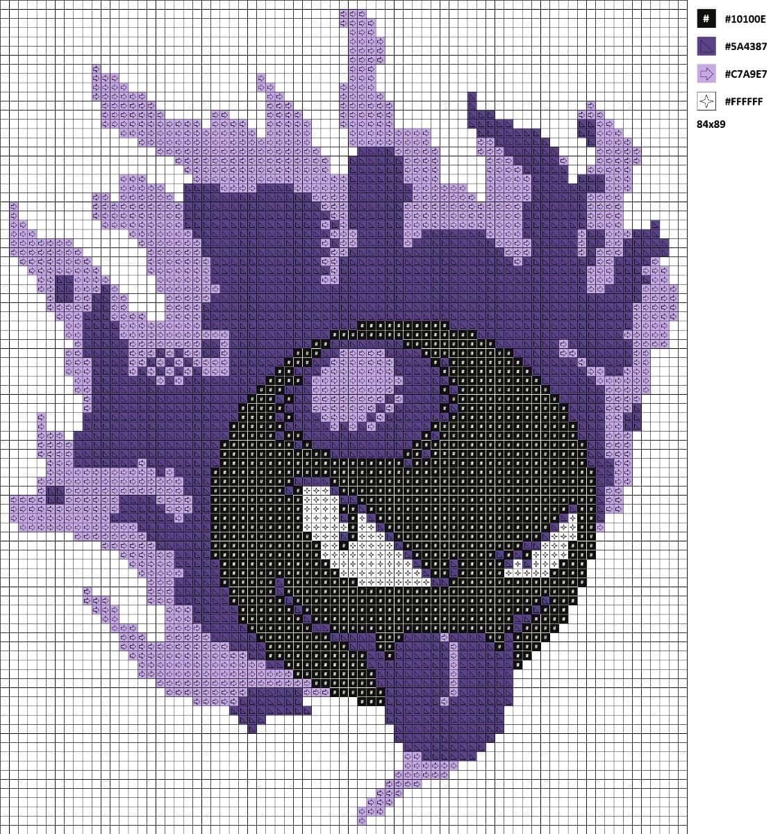 Coloriage Gastly Pokémon à imprimer et colorier
