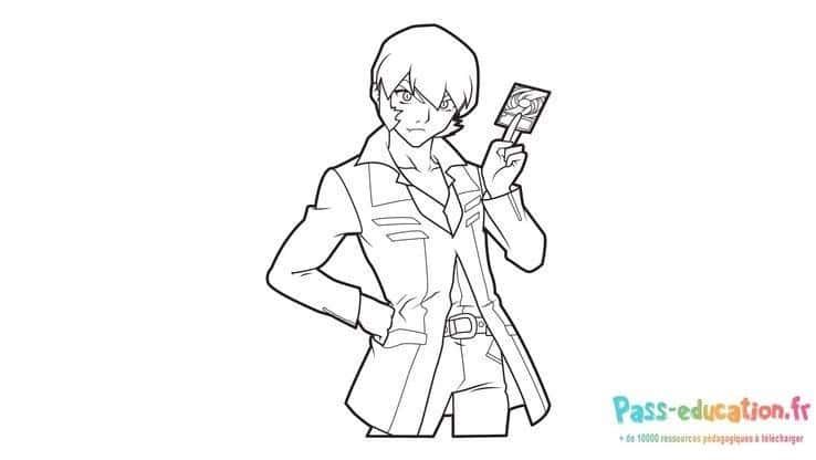 Coloriage Agent Bakugan à imprimer et colorier