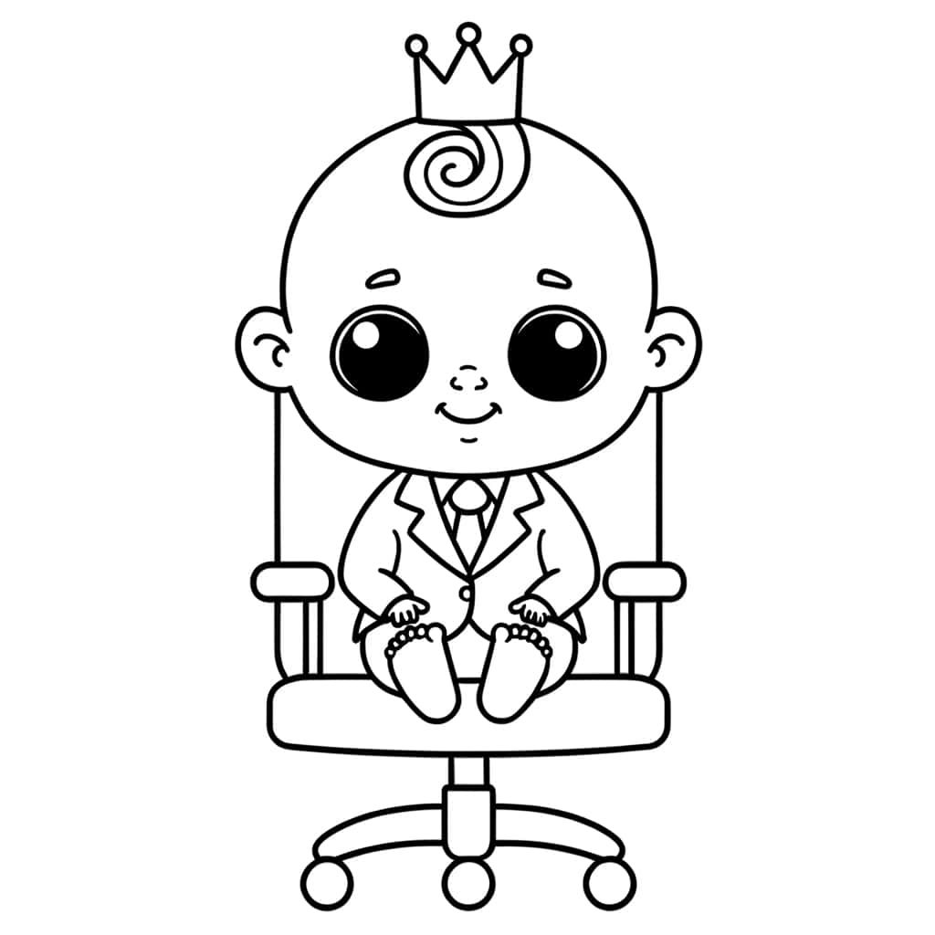 Coloriage Baby Boss à imprimer et colorier