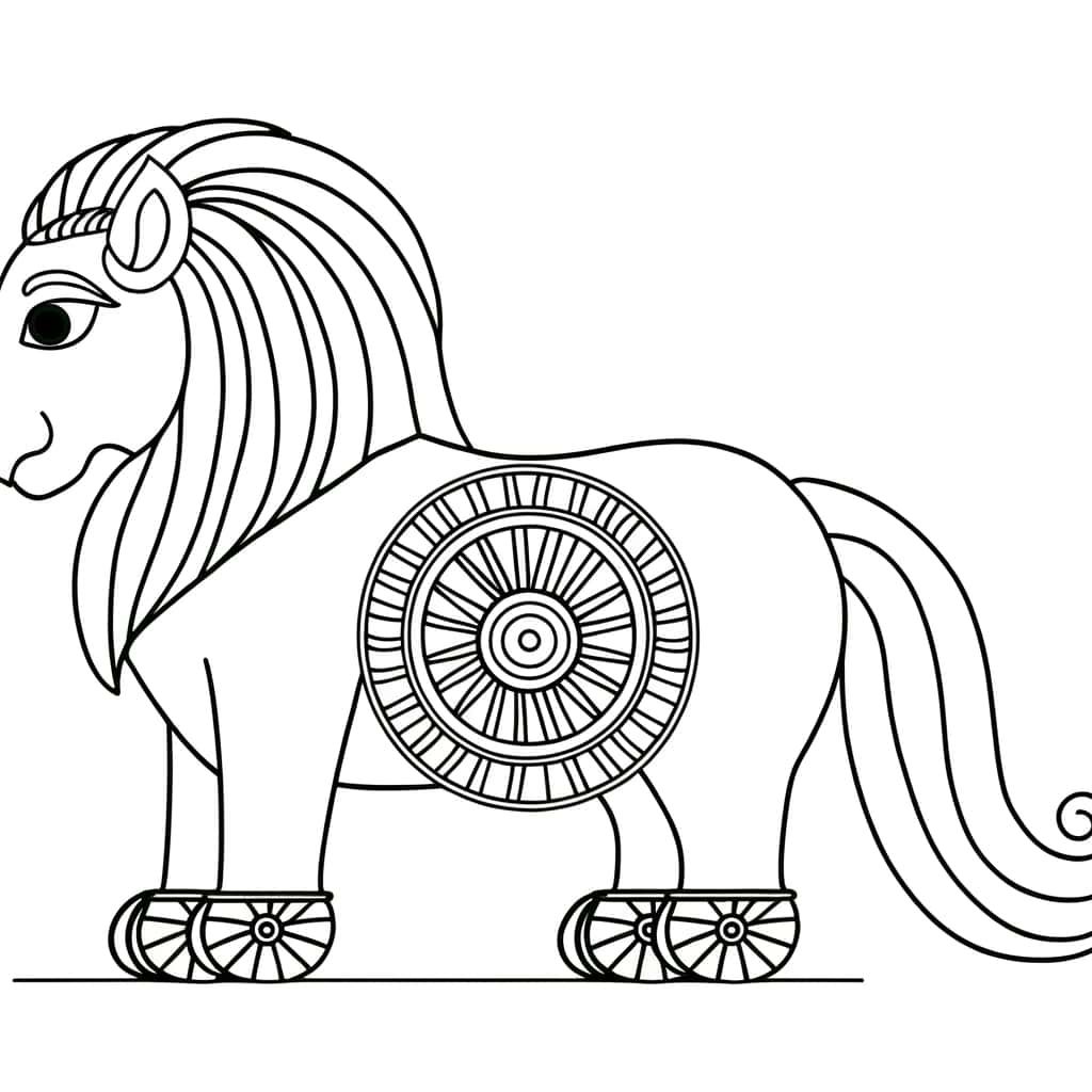 Coloriage Arceus stylisé à imprimer et colorier