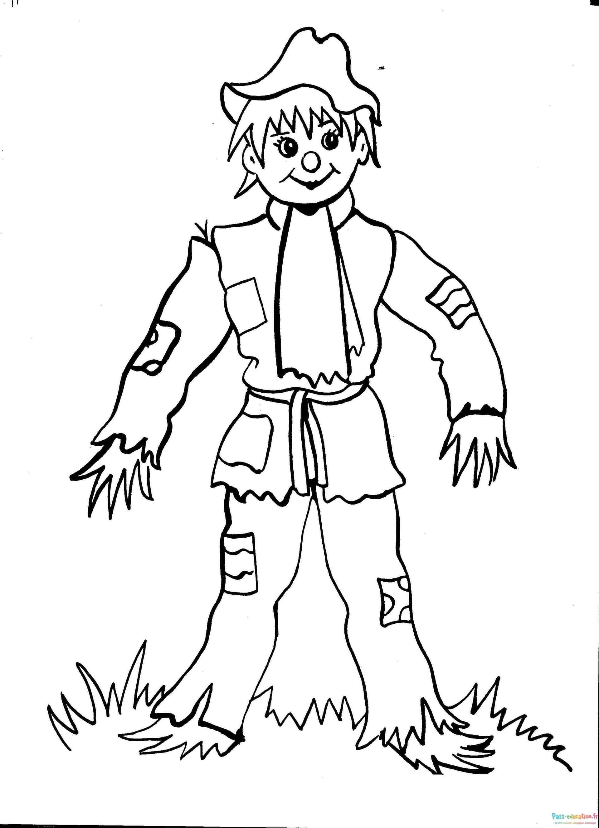 Coloriage Jardinier fantaisiste à imprimer et colorier