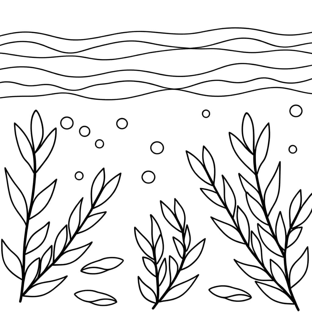 Coloriage Monde sous-marin à imprimer et colorier