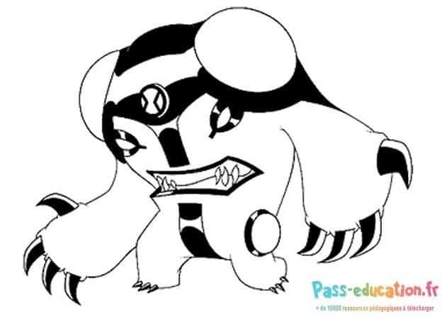 Coloriage Cannonbolt en action à imprimer et colorier
