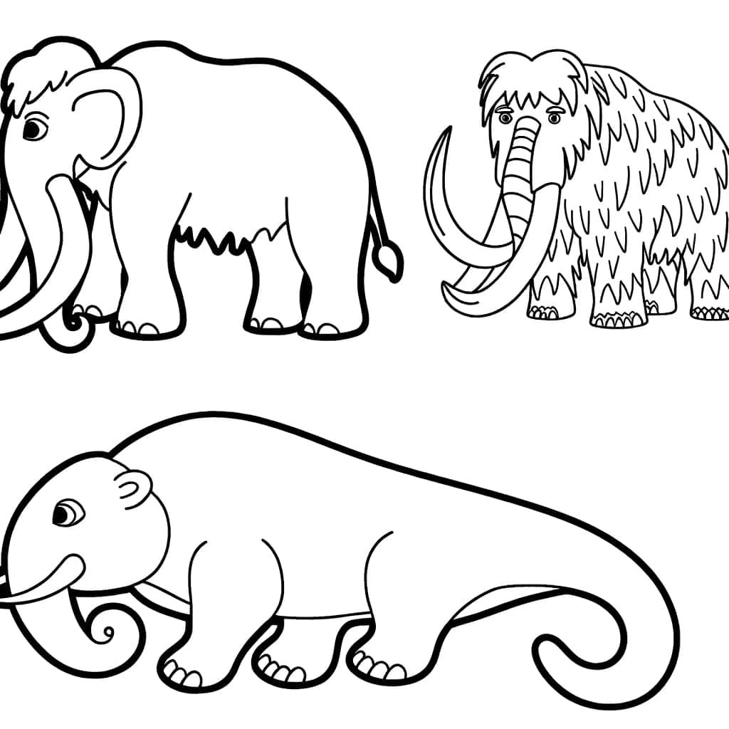 Coloriage Âge de Glace à imprimer et colorier