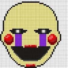 Coloriage Visage Animatronique à imprimer et colorier