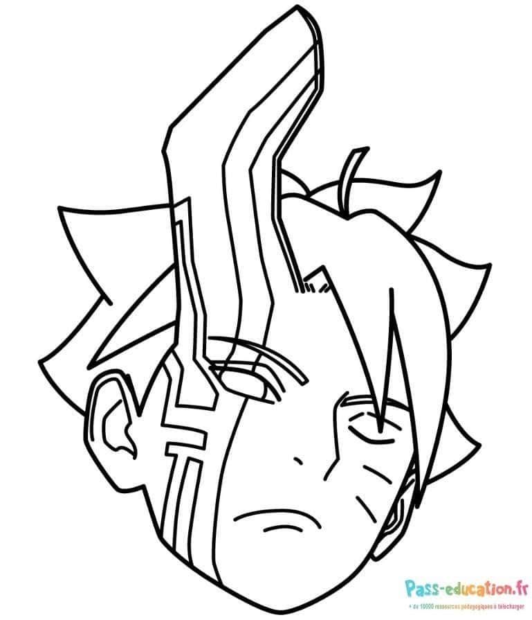 Coloriage Boruto à imprimer et colorier