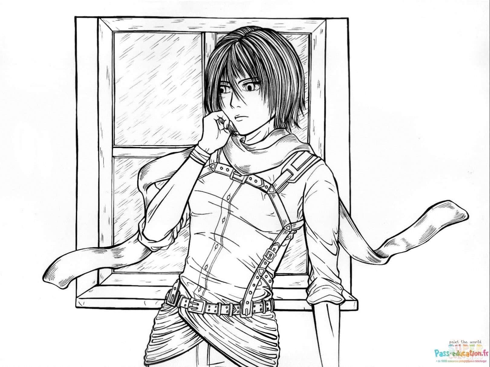 Coloriage Attaque des Titans à imprimer et colorier