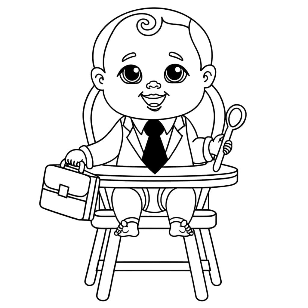Coloriage Baby Boss à imprimer et colorier