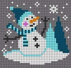Coloriage Bonhomme de neige à imprimer et colorier