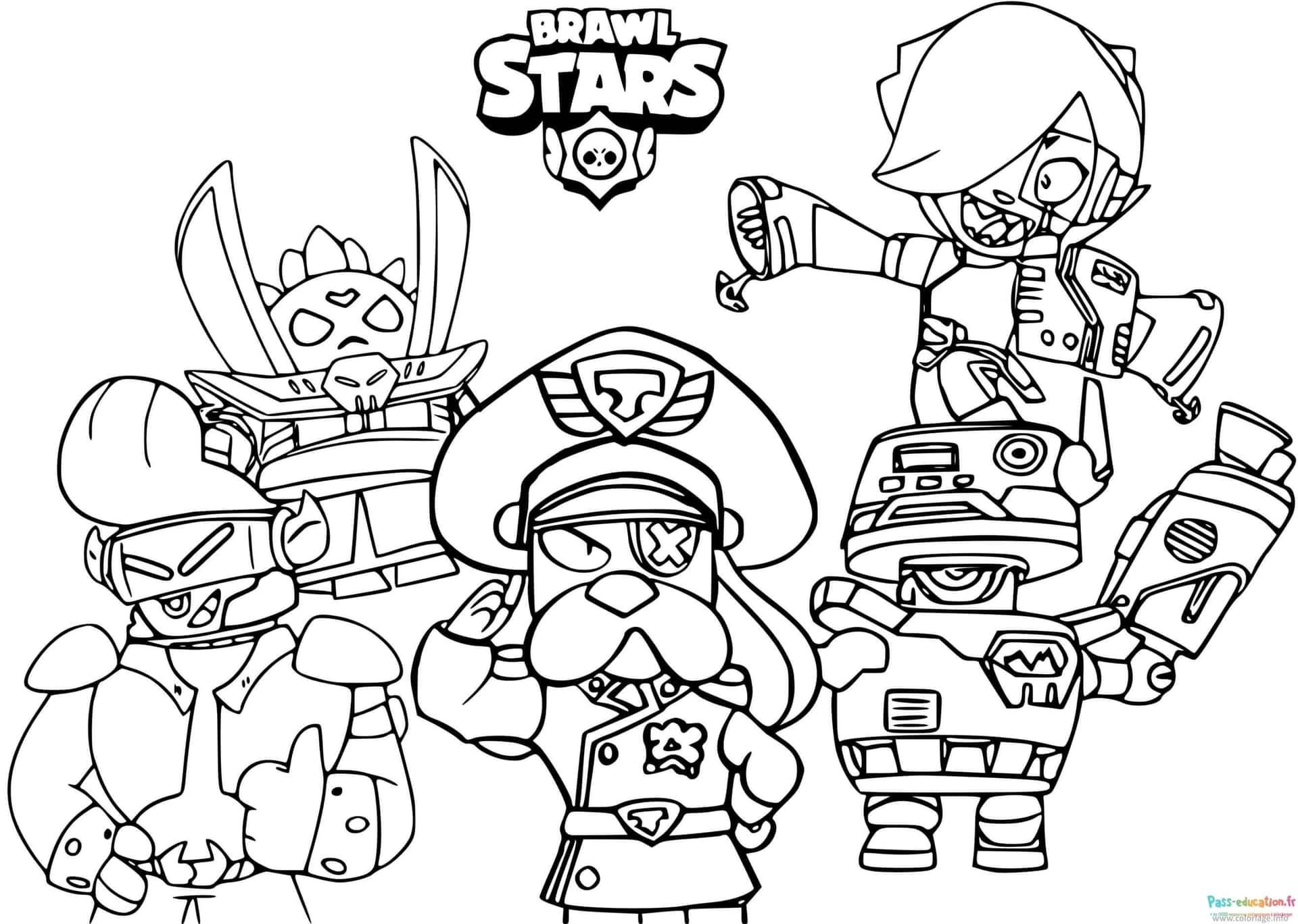 Coloriage Brawl Stars à imprimer et colorier