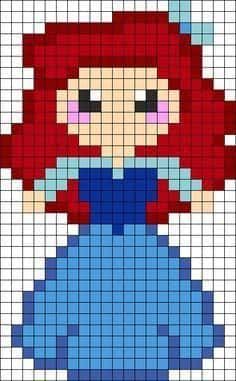 Coloriage Fille en bleu à imprimer et colorier