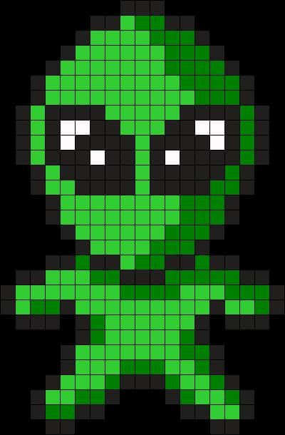 Coloriage Alien d'Halloween à imprimer et colorier