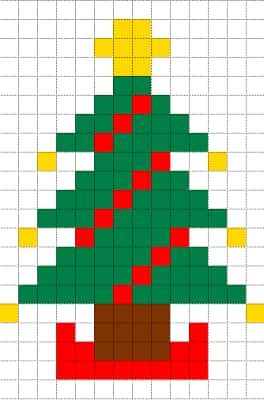 Coloriage Sapin de Noël à imprimer et colorier