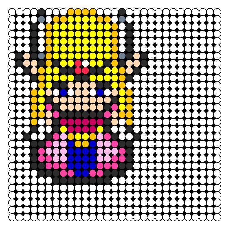 Coloriage Princesse Zelda à imprimer et colorier