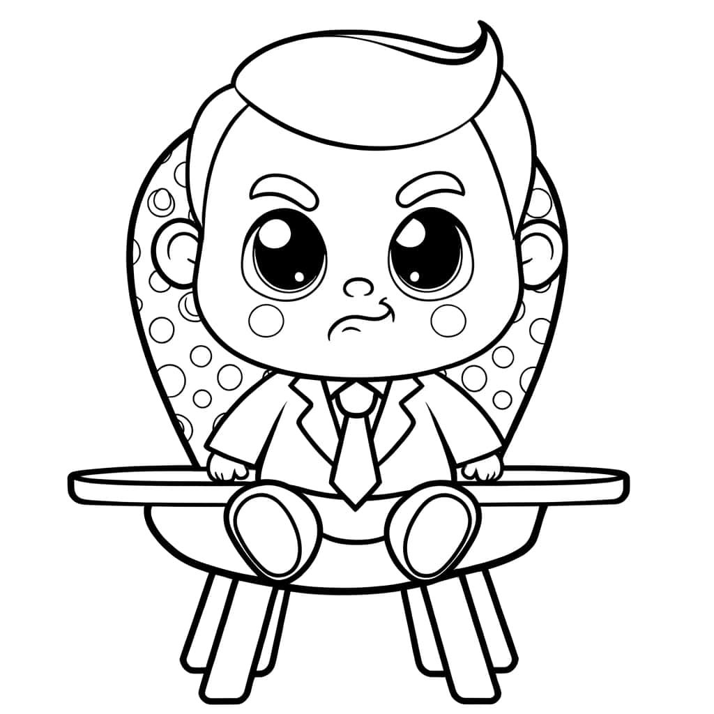 Coloriage Baby Boss à imprimer et colorier