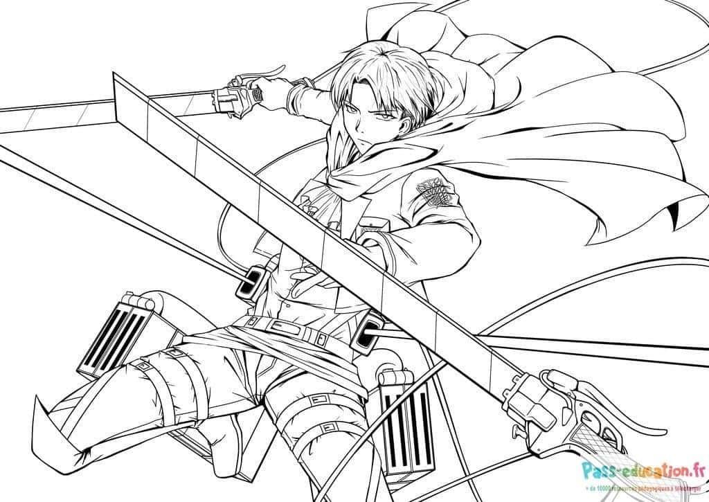 Coloriage Archer fantastique à imprimer et colorier